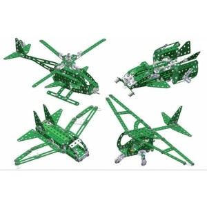Merkur - Armádní helikoptéry - 40 modelů, 516 dílků