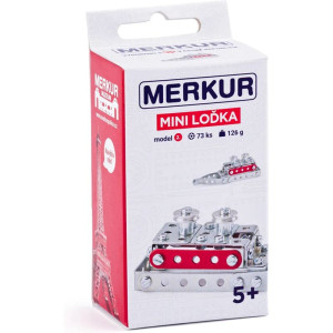 Merkur - Mini Loďka, 73 dílků