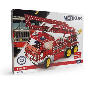 Merkur - Požární vozidla - 20 modelů, 740 dílků