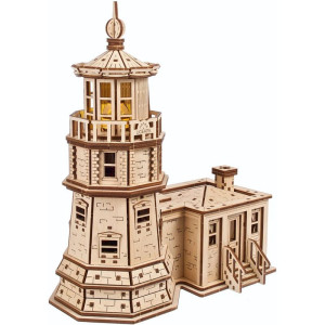3D mechanický model - Maják Split Rock (Ugears)