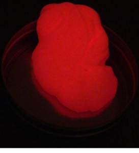 Inteligentní plastelína - svítící, Růžový Panter