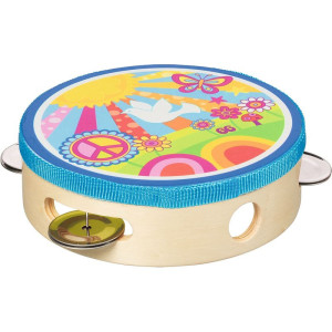 Hudba - Tamburína, Sunshine, 14,5cm (Goki)