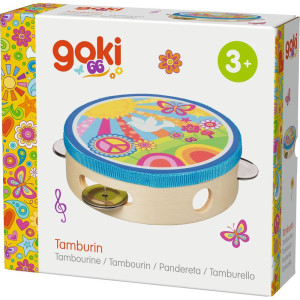 Hudba - Tamburína, Sunshine, 14,5cm (Goki)