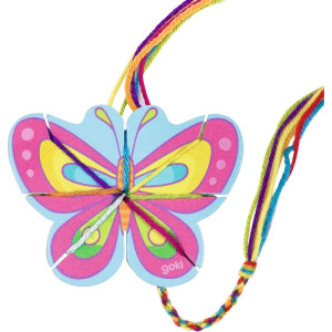 Štrykovačka - Pletací květina - motýlek, 1ks (Goki)