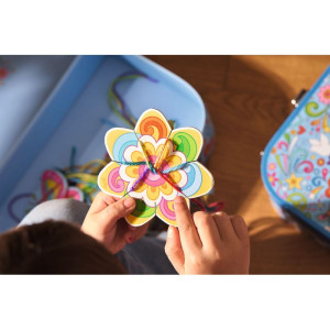 Štrykovačka - Pletací květina - motýlek, 1ks (Goki)