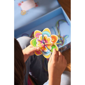 Štrykovačka - Pletací květina - motýlek, 1ks (Goki)