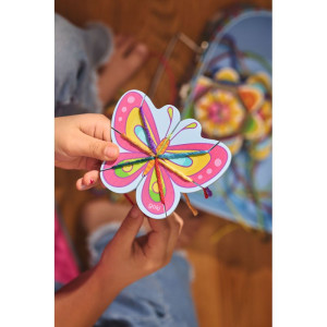 Štrykovačka - Pletací květina - motýlek, 1ks (Goki)