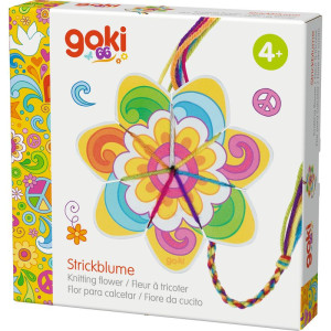 Štrykovačka - Pletací květina - motýlek, 1ks (Goki)