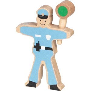 Vláčkodráha set příslušenství - Dopravní značky, 21ks (Goki)