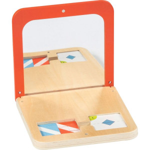 Hlavolam dřevěný - Geometrické zrcadlo (Goki)