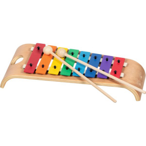 Hudba - Xylofon 8 tónů, Kovový (Goki)