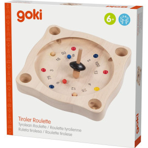 Společenská hra - Tyrolská ruleta dřevěná velká (Goki)