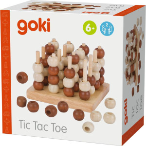 Společenská hra - Piškvorky 3D dřevěné (Goki)