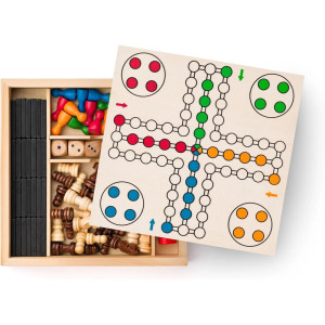 Společenské hry - Soubor 5 her magnetický (Popular)