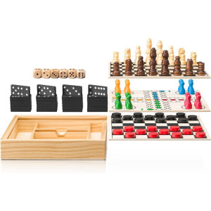 Společenské hry - Soubor 5 her magnetický (Popular)