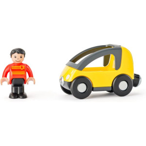 Garáž dřevěná - S výtahem, autíčky a heliportem (Woody)