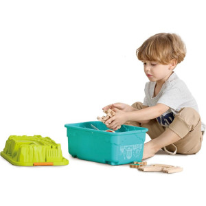 Vláčkodráha Hape - V úložném boxu, Farma, 40 dílů