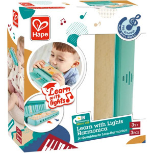 Hudba - Foukací harmonika, Uč se pomocí světel (Hape)