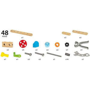 Stavebnice montážní - Builder, Startovací set v kufříku 48 dílů (Brio)