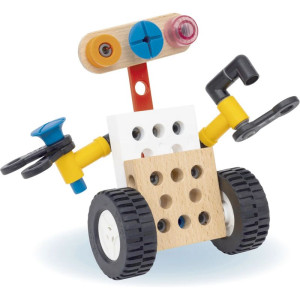 Stavebnice montážní - Builder, Sada pro kutily 201 dílů (Brio)