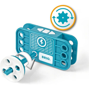 Stavebnice montážní - Builder, Sada s motorem 121 dílů (Brio)