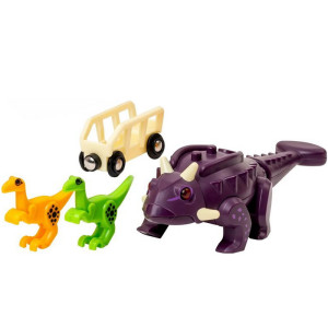 Vláčkodráha vagónek - Sada dinosauří útok (Brio)