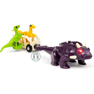 Vláčkodráha vagónek - Sada dinosauří útok (Brio)