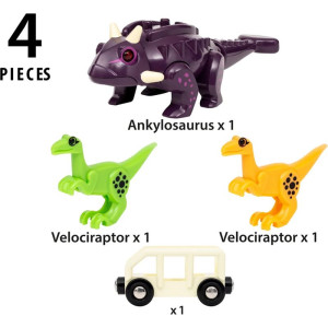 Vláčkodráha vagónek - Sada dinosauří útok (Brio)