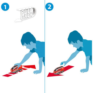 Vláčkodráha Brio - Vlaková sada s natahovacím vláčkem, 28 dílů