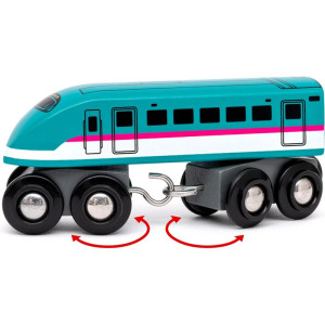 Vláčkodráha vláček - Edice světové vlaky, Schinkansen Hayabusa E5 (Brio)