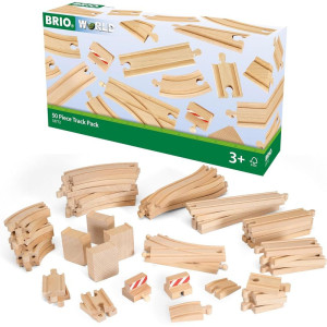 Vláčkodráha set kolejí - Velká sada, 50ks (Brio)