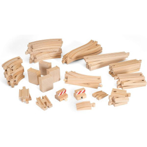 Vláčkodráha set kolejí - Velká sada, 50ks (Brio)