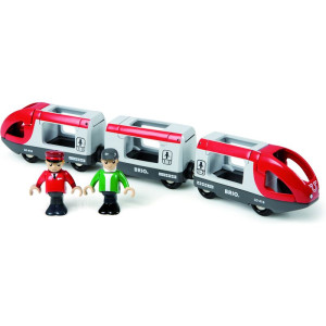 Vláčkodráha vláček - Osobní s vagonky + 2 figurky (Brio)