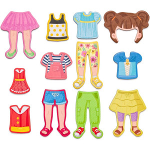 Puzzle magnetické - Kniha, Krabička módní salon (Woody)