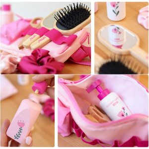 Hrací sada tématická - Kadeřnická Little Woman dřevěná (UMU)