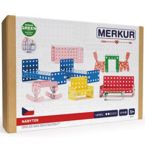 Merkur - Nábytek do domečku pro panenky, 219 dílků