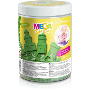 Megapísek - Kinetický písek, Zelený, 1 kg