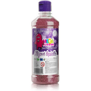 Megaslizoun - Lepidlo PVA slizové, Fialové třpytky, 500 ml