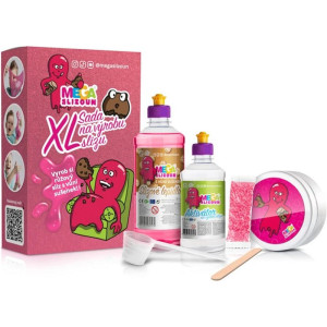 Megaslizoun - Sada, Výroba slizu XL růžová