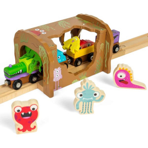 Vláčkodráha tunel - Příšerky (Bigjigs)