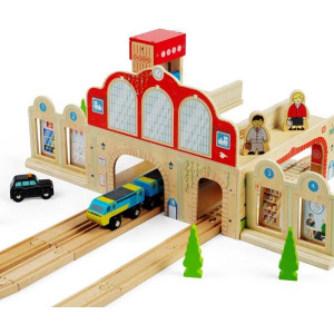 Vláčkodráha zastávka - Hlavní nádraží (Bigjigs)