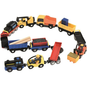 Vláčkodráha set příslušenství - Sada vozidel a vlačků (2Kids Toys)