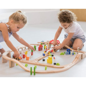 Vláčkodráha Viga - Velká s nadjezdem, 90 dílů