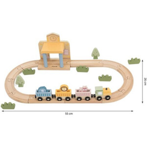 Vláčkodráha Viga - PolarB ovál se zvukovým nádražím, 30 dílů