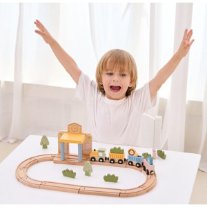 Vláčkodráha Viga - PolarB ovál se zvukovým nádražím, 30 dílů