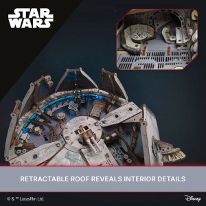 3D mechanický model - Star Wars, Millennium Falcon (Ugears)