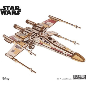 3D mechanický model - Star Wars, Luke Skywalkers X-Wing Starfighter (Ugears)