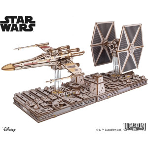 3D mechanický model - Star Wars, Luke Skywalkers X-Wing Starfighter (Ugears)