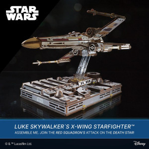 3D mechanický model - Star Wars, Luke Skywalkers X-Wing Starfighter (Ugears)
