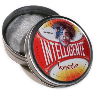 Inteligentní plastelína - supermagnetická, Stříbrná